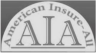 AMERICAN INSURE-ALL AIA trademark