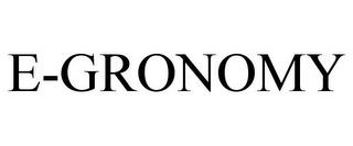 E-GRONOMY trademark