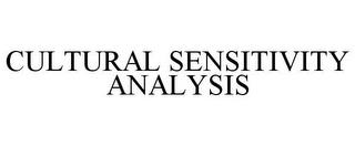 CULTURAL SENSITIVITY ANALYSIS trademark