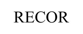 RECOR trademark