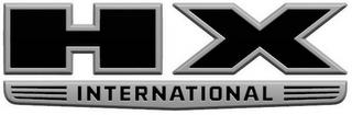 HX INTERNATIONAL trademark