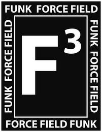 F³ FUNK FORCE FIELD FORCE FIELD FUNK trademark