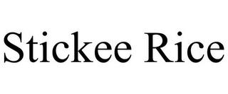 STICKEE RICE trademark