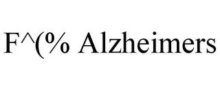 F^(% ALZHEIMERS trademark