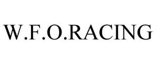 W.F.O.RACING trademark