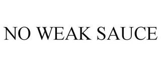 NO WEAK SAUCE trademark