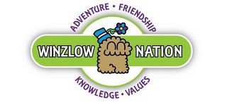 WINZLOW NATION ADVENTURE · FRIENDSHIP KNOWLEDGE · VALUES trademark