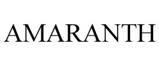 AMARANTH trademark