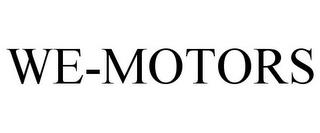 WE-MOTORS trademark