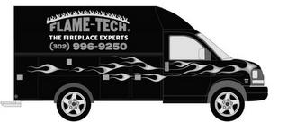 FLAME-TECH THE FIREPLACE EXPERTS (302) 996-9250 trademark