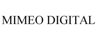 MIMEO DIGITAL trademark