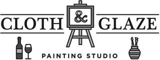 CLOTH & GLAZE PAINTING STUDIO trademark