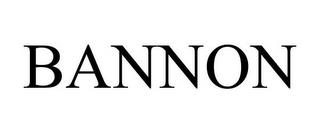 BANNON trademark