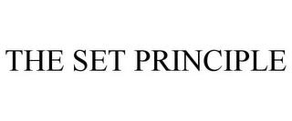 THE SET PRINCIPLE trademark