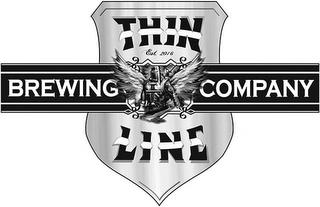 THIN LINE BREWING COMPANY EST. 2016 trademark