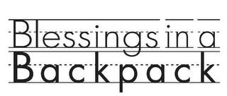 BLESSINGS IN A BACKPACK trademark