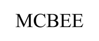 MCBEE trademark