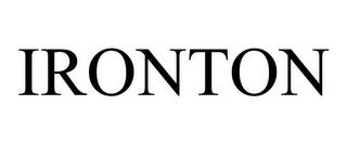 IRONTON trademark