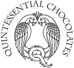 QUINTESSENTIAL CHOCOLATES trademark