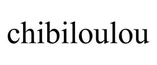 CHIBILOULOU trademark