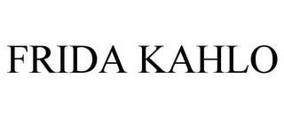 FRIDA KAHLO trademark