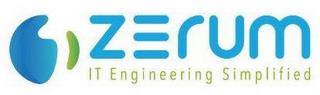 ZERUM IT ENGINEERING SIMPLIFIED trademark