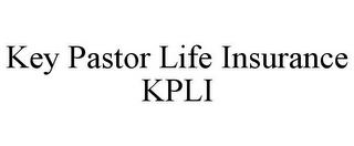 KEY PASTOR LIFE INSURANCE KPLI trademark