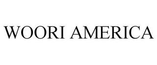 WOORI AMERICA trademark