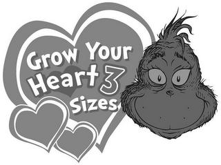 GROW YOUR HEART 3 SIZES trademark