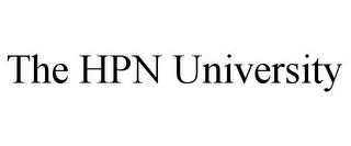 THE HPN UNIVERSITY trademark