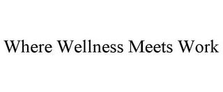 WHERE WELLNESS MEETS WORK trademark