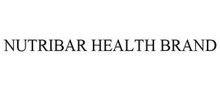 NUTRIBAR HEALTH BRAND trademark