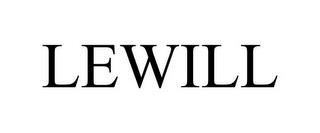 LEWILL trademark