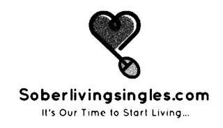 SOBERLIVINGSINGLES.COM IT'S OUR TIME TO START LIVING... trademark