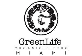 G GREENLIFE ORGANIC BISTRO MIAMI trademark