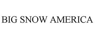 BIG SNOW AMERICA trademark