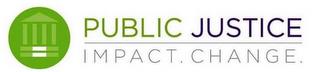 PUBLIC JUSTICE IMPACT. CHANGE. trademark