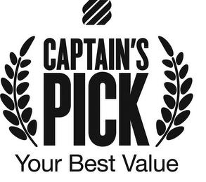 CAPTAIN'S PICK YOUR BEST VALUE trademark