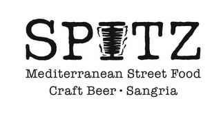 SPITZ MEDITERRANEAN STREET FOOD CRAFT BEER · SANGRIA trademark