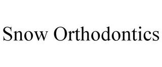 SNOW ORTHODONTICS trademark