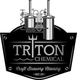 TRITON CHEMICAL CRAFT BREWERY CLEANING · SINCE 2011 · trademark