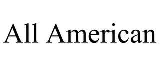 ALL AMERICAN trademark