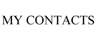 MY CONTACTS trademark