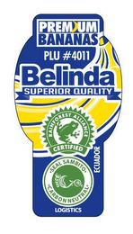 BELINDA PREMIUM BANANAS SUPERIOR QUALITY ECUADOR trademark