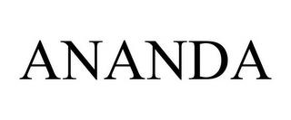 ANANDA trademark