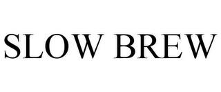 SLOW BREW trademark