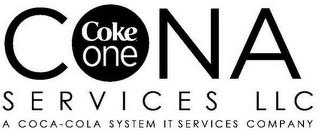 CONA COKE ONE SERVICES LLC A COCA-COLA SYSTEM IT SERVICES COMPANYYSTEM IT SERVICES COMPANY trademark