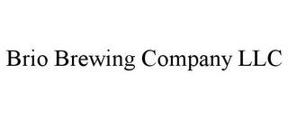 BRIO BREWING COMPANY LLC trademark