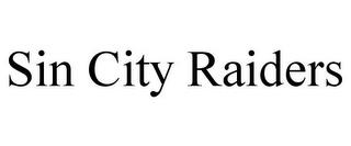 SIN CITY RAIDERS trademark