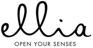 ELLIA OPEN YOUR SENSES trademark